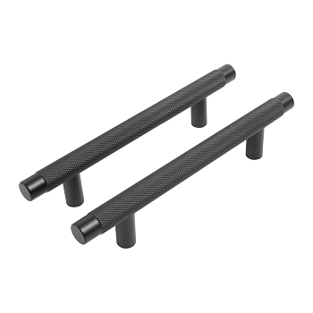 Изображение товара Ручка-скоба мебельная AP2308-128 BL черный матовый (2шт/компл) в Миди Лтд