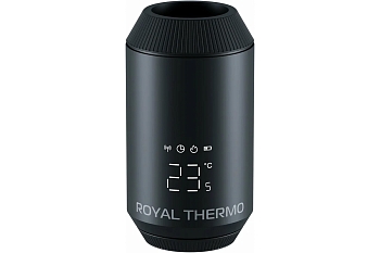 Изображение товара Термостат радиаторный электронный Royal Thermo Smart Heat 2.0, черный в Миди Лтд