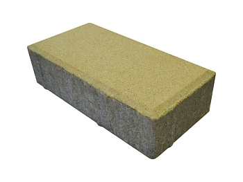 Изображение товара Плитка тротуарная «Кирпичик» белая 50мм (1 ряд- 1,08м2, пал- 15 рядов/16,2м2) в Миди Лтд