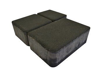 Изображение товара Плитка тротуарная «Старый город» черная 60мм (1 ряд- 1,09м2, пал- 13 рядов/14,13м2) в Миди Лтд