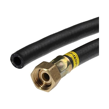 Изображение товара Шланг д/газовых баллонов 1/2 черный 157 см  (5шт/уп) в Миди Лтд