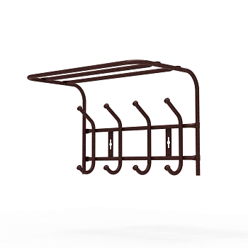 Изображение товара Вешалка настенная NIKA 408х262х245 медный антик в Миди Лтд