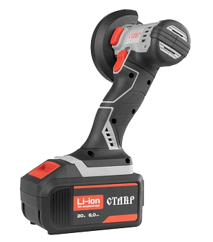 Изображение товара Шлифмашина эксцентриковая аккумуляторная Ставр 18-125V +АКБ SB 18-4-01 +ЗУ SBC 18-3A-01 в Миди Лтд