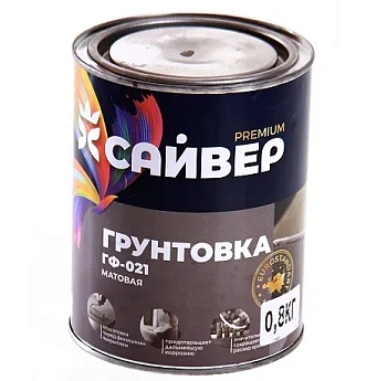 Изображение товара Грунт ГФ-021 Сайвер красно-коричневый 0,8кг (14шт/уп; 882шт/пал) в Миди Лтд