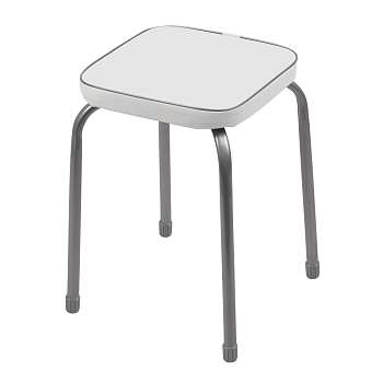 Изображение товара Табурет Фабрик 3 NIKA 510х510х470мм светло-серый в Миди Лтд