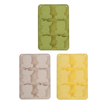 Изображение товара Форма силиконовая VETTA "Зверята" 6 ячеек 23,5*16*2см (72шт/кор) в Миди Лтд