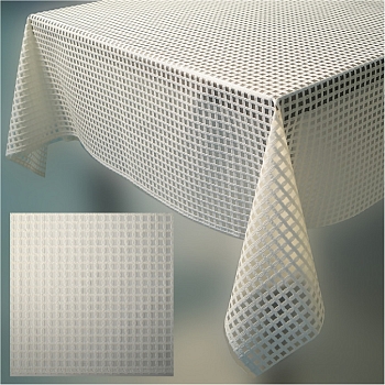 Изображение товара Скатерть столовая ПВХ "Элегия" диам. 135 см (15шт/уп) в Миди Лтд