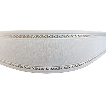 Изображение товара Бленда ПВХ МОНАРХ Тесей Хром Белый глянец 7см в Миди Лтд