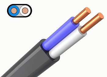 Изображение товара Кабель ВВГ-Пнг-LS 2*1,5 черный ГОСТ в Миди Лтд