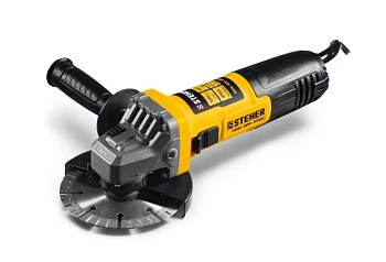 Изображение товара Шлифмашина угловая STEHER 125мм 1000Вт  Х в Миди Лтд