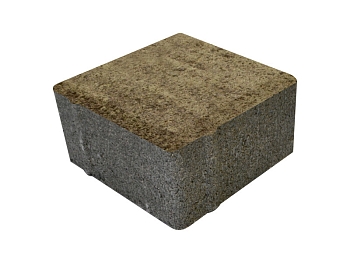 Изображение товара Плитка тротуарная «Квадрат» кофейная 100*100 50мм (1 ряд- 0,99м2, пал- 15 рядов/14,85м2) в Миди Лтд