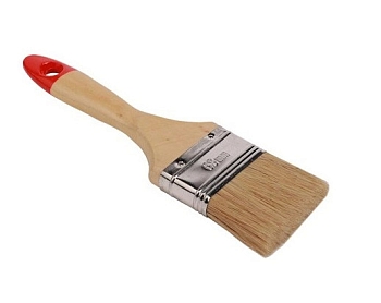 Изображение товара Кисть плоская Классик-Эксперт деревянная рукоятка 63мм (12шт/уп) в Миди Лтд