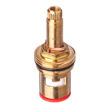 Изображение товара Кран-букса 1/2 резина 7,6х20 шлиц.(М24*1 под крест) 48 гр. латунь (20шт) в Миди Лтд