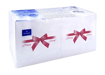 Изображение товара Салфетки бум DESNA BOUQUET 20*20 2сл Подарок бордовый (250л)  в Миди Лтд
