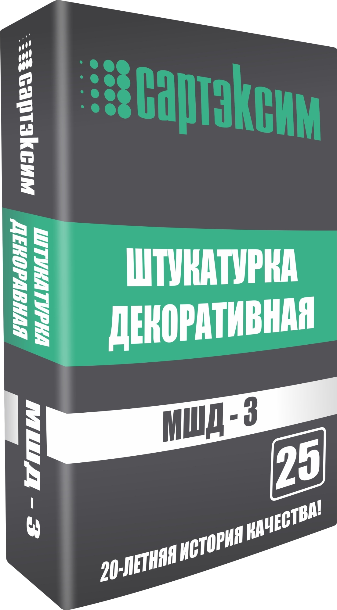 Штукатурка декоративная САРТЭКСИМ Короед серый МШД 3,0мм 25кг (48шт/пал) Х - фото в Миди Лтд Изображение товара Штукатурка декоративная САРТЭКСИМ Короед серый МШД 3,0мм 25кг (48шт/пал) Х в Миди Лтд