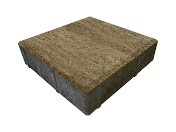 Изображение товара Плитка тротуарная «Квадрат» кофейная 200*200 50мм (1 ряд- 1,2м2, пал- 13 рядов/15,6м2) в Миди Лтд