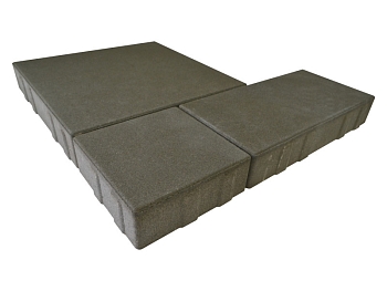 Изображение товара Плитка тротуарная «Милан» серая 50мм (1 ряд- 1,05м2, пал- 15 рядов/15,75м2) в Миди Лтд